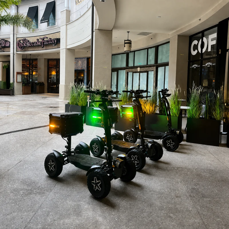 MIA FOUR electric vehicle for resort mobility and hospitality operations