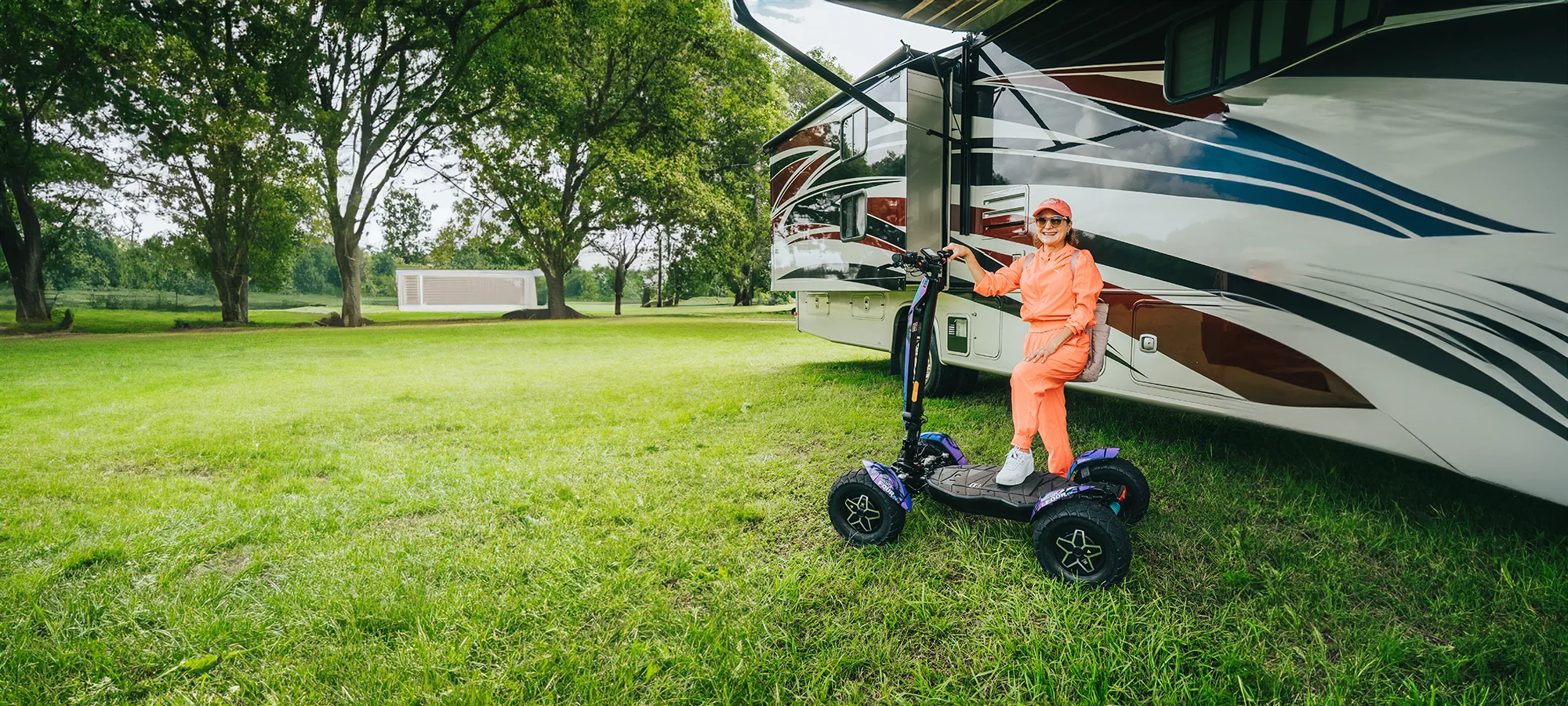 Electric vehicles for RV parks and campgrounds