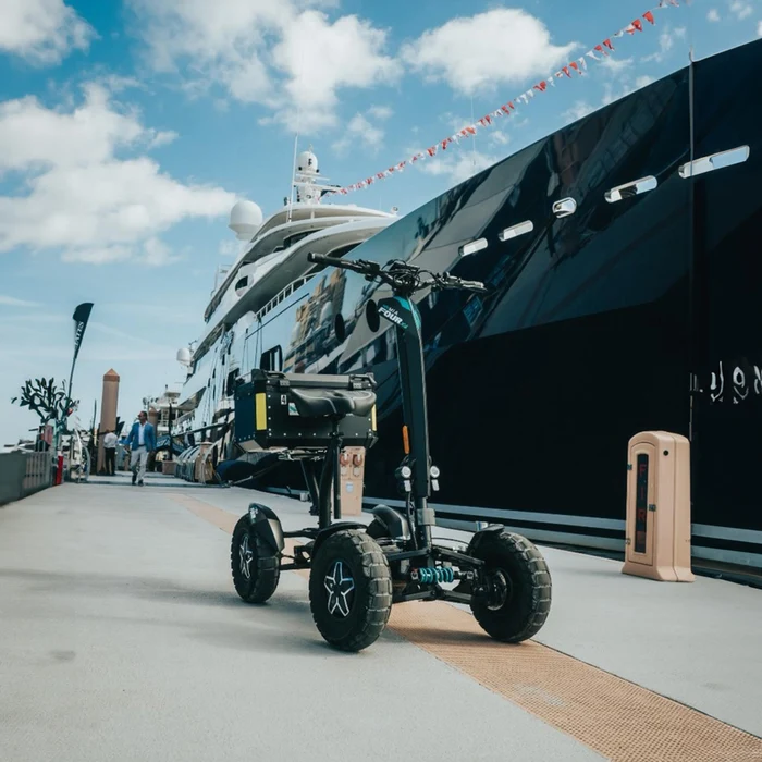 Electric mobility supporting the yacht and coastal lifestyle